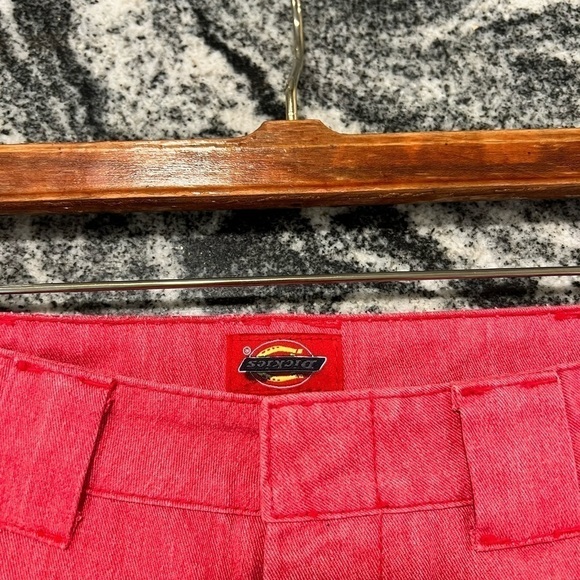 Dickies Wide Leg Pinkish Red Jeans - Picture 5 of 12
